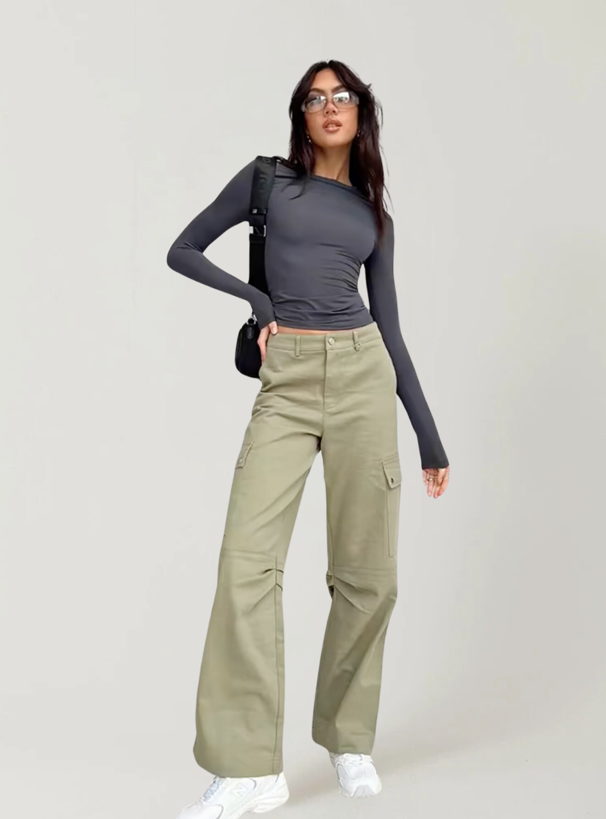 London Twins™ | Crop Top with Thumb Holes