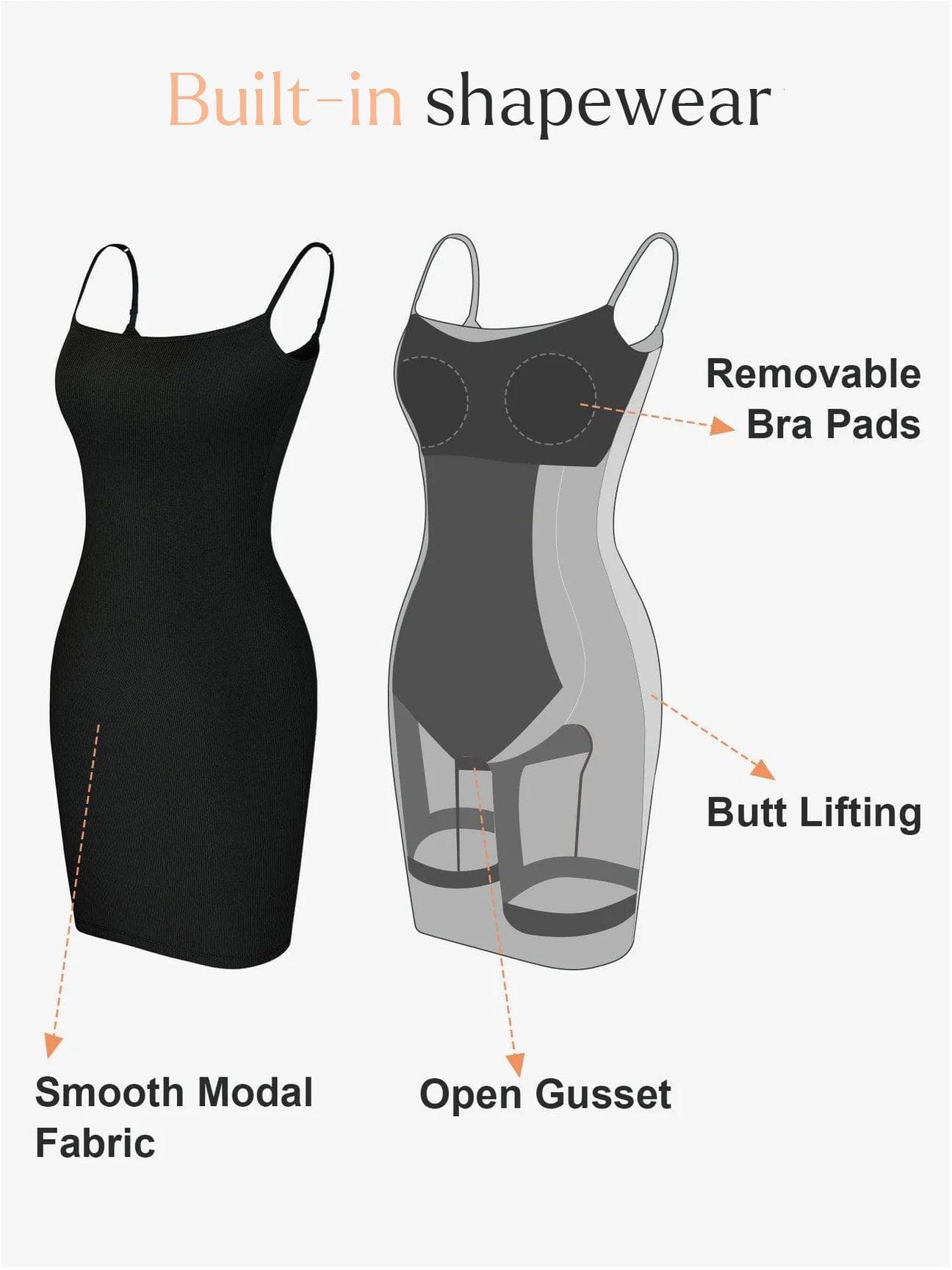 London Twins™ | Shapewear Soft Modal Sculpting Dresses